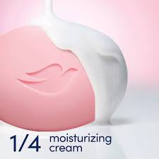 Dove Pink Beauty Bar Soap [Pack of 6 ]135g (Germany Made)  Experience soft, smooth, and radiant skin with the Dove Pink Beauty Bar 135g. Enriched with ¼ moisturizing cream and mild cleansers,
